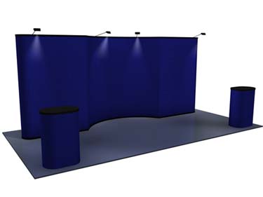 20 foot, pop up display