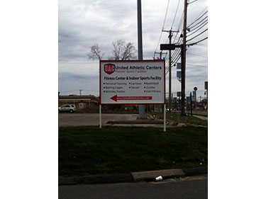 Post and Panel Sign